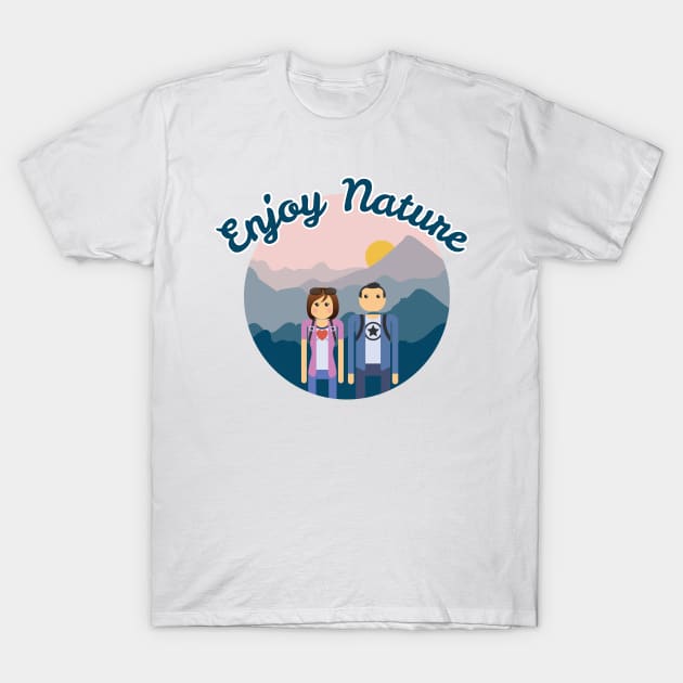 Enjoy Nature T-Shirt by Folasade